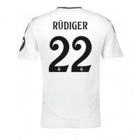 Real Madrid Antonio Rudiger #22 Domáci futbalový dres 2024-25 Krátky Rukáv